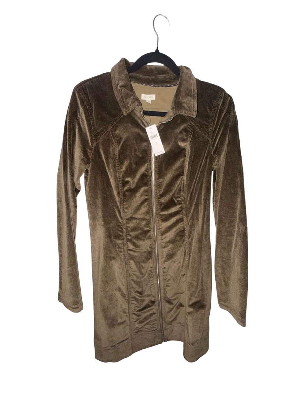 Pilcro Long-Sleeve Corduroy Slim Mini Dress - Picture 5 of 7